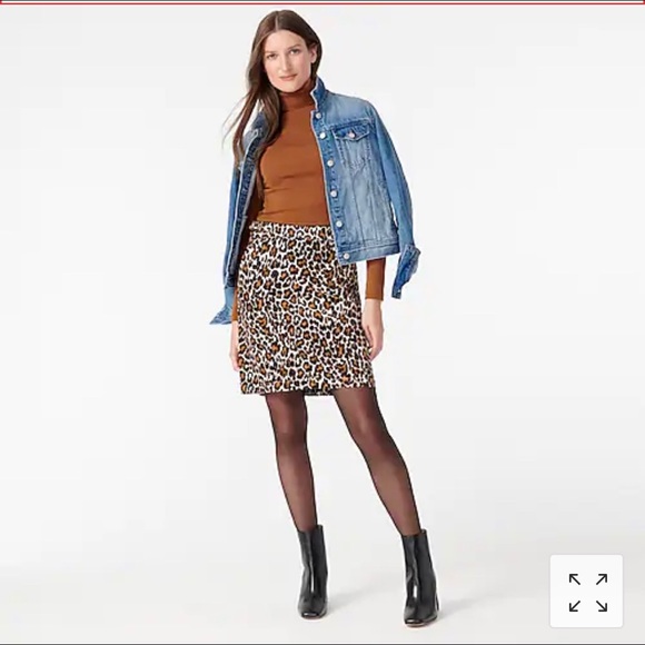 J. Crew Dresses & Skirts - NWT J Crew leopard buckle skirt